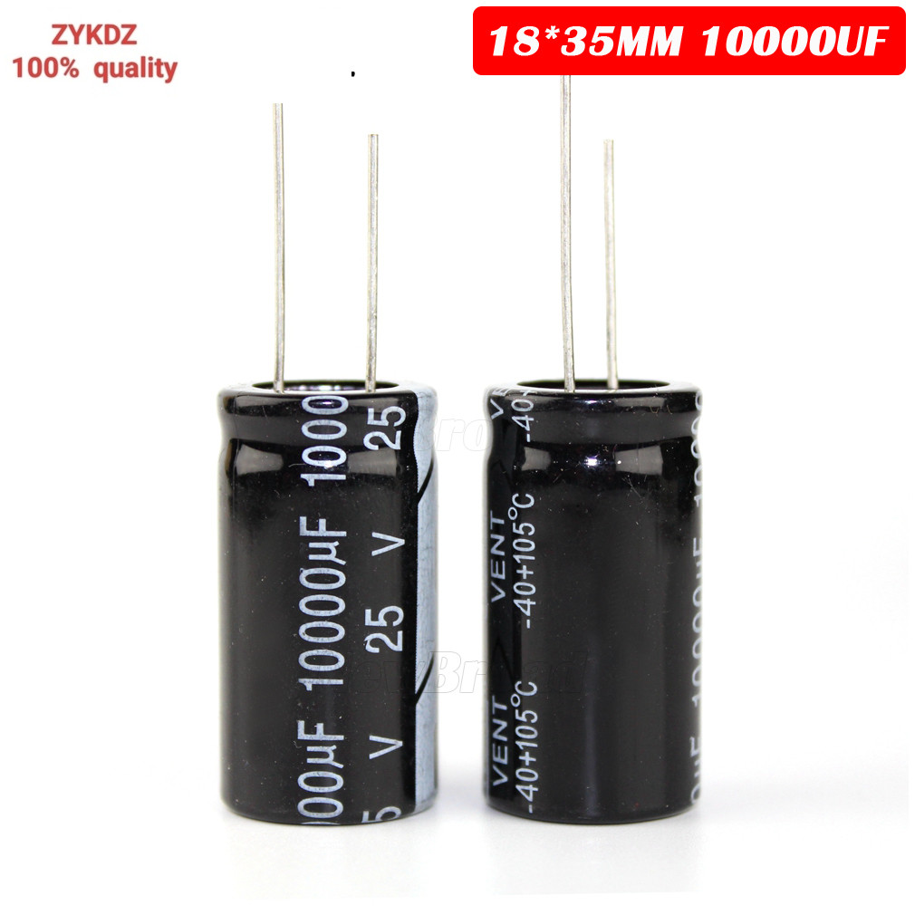 10PCS อลูมิเนียม electrolytic capacitor 16V 10000UF 25V 10000UF plug-in multi special 16*31 18*35 มม