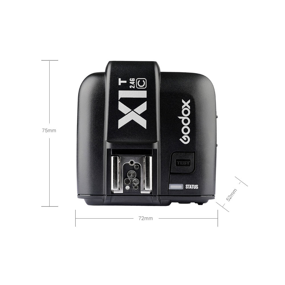 Godox X1T-C X1T-N X1T-S X1T-F X1T-O TTL HSS 2.4G Wireless Speedlite Trigger Transmitter สําหรับ Cano