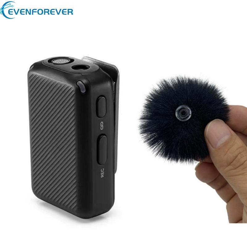 EV ไมโครโฟน Clip-on Lavalier Windshield Furry Windshield Muff สําหรับ MIC