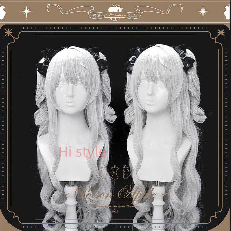 Nijisanji sanya kuzuha sanya cosplay long curly hair wig