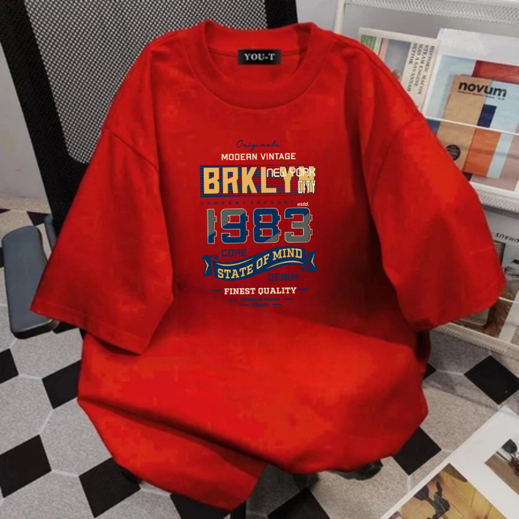 TT HOME01  เสื้อยืดสไตล์เกาหลี  สินค้าขายดี มี5 สี ขาว ดำ เเดง ชมพู่ เบจ สามารถเลือกใส่ได้ สินค้าพร้อมจัดส่ง B0023