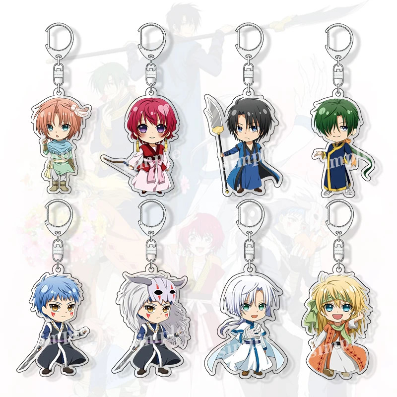 มังงะอะนิเมะ Akatsuki ไม่มี Yona พวงกุญแจ Yona Haku Yun Kijia Jieha Zeno น่ารักพวงกุญแจอะคริลิค Key แหวนแฟนคอลเลกชัน Ac