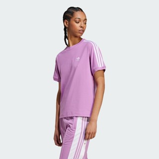 adidas Lifestyle 3-Stripes Tee Women Purple IY2103