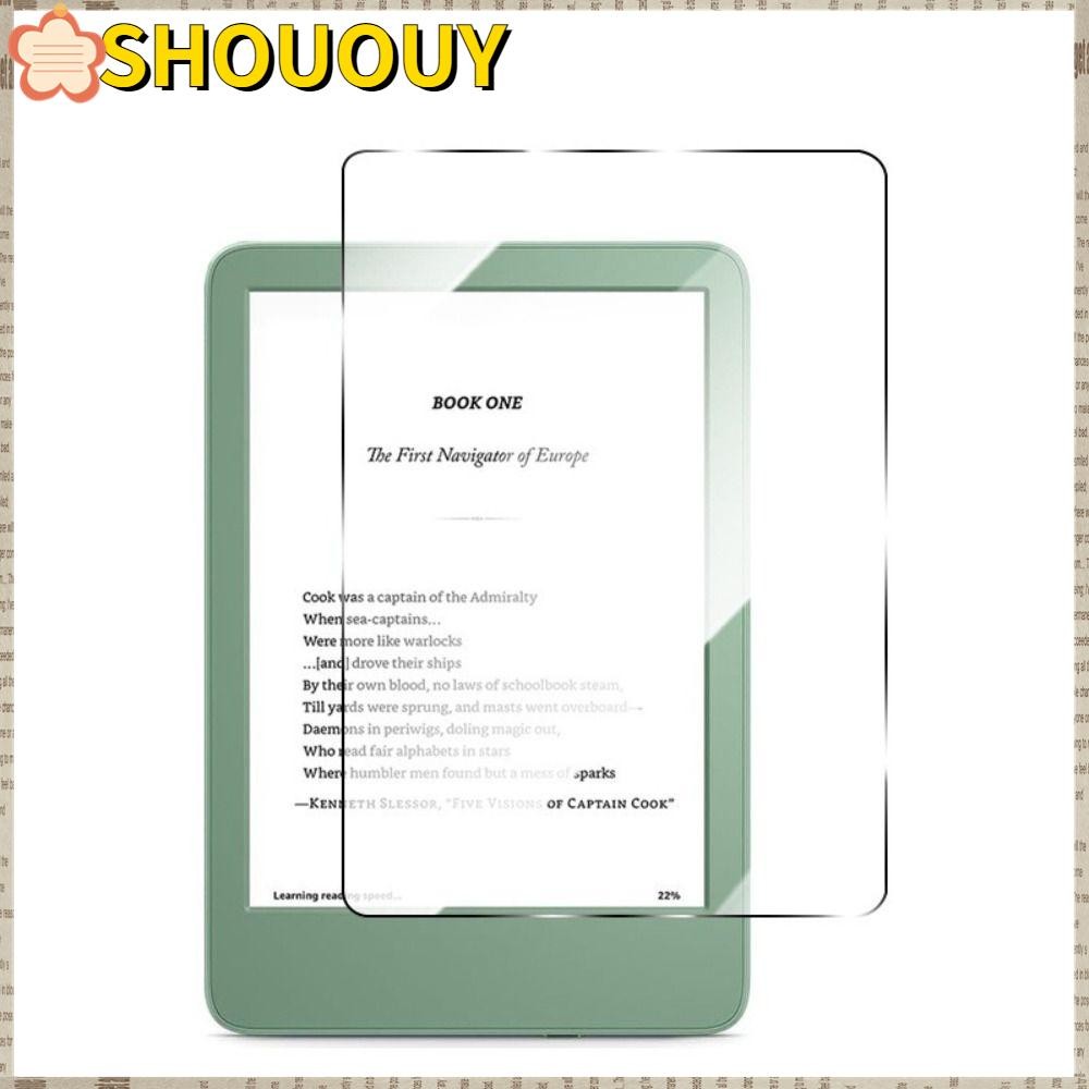 SHOUUY e-Reader ป้องกันหน้าจอ, 12th Generation 6 นิ้ว, 2024 กันกระแทกป้องกันรอยขีดข่วน C2V2L3 ฟิล์มป