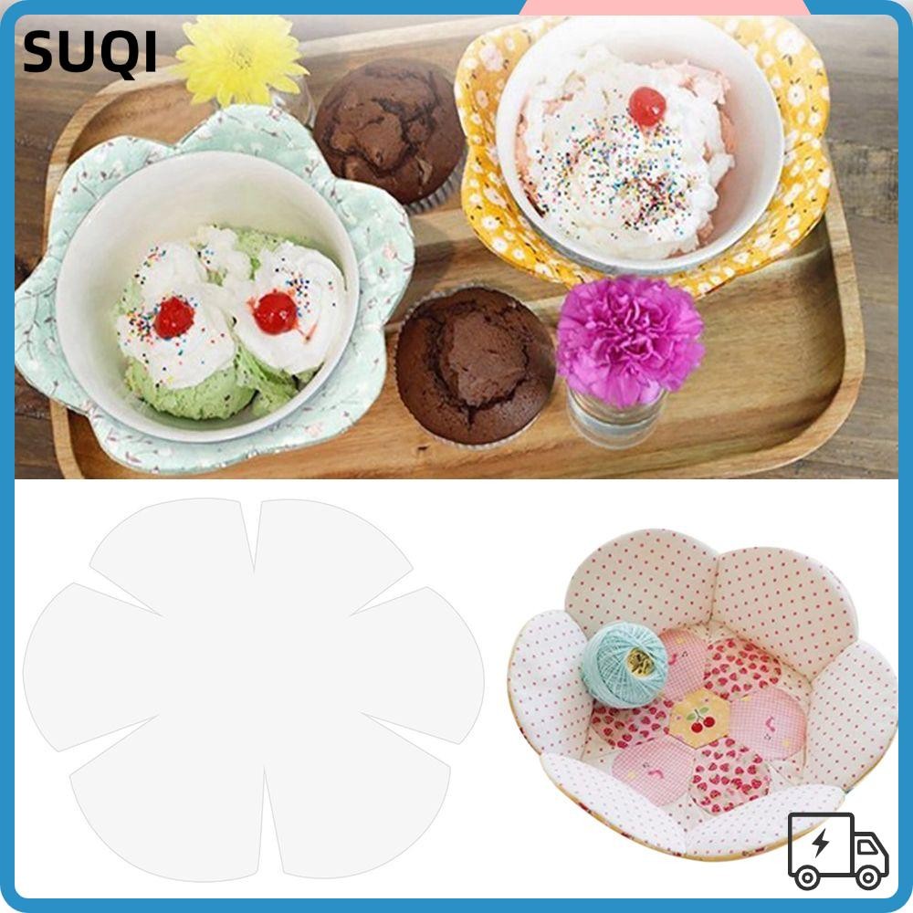 SUQI Template Ruler เทมเพลตควิลท์ ET DIY Craft Bowl Wrap Template