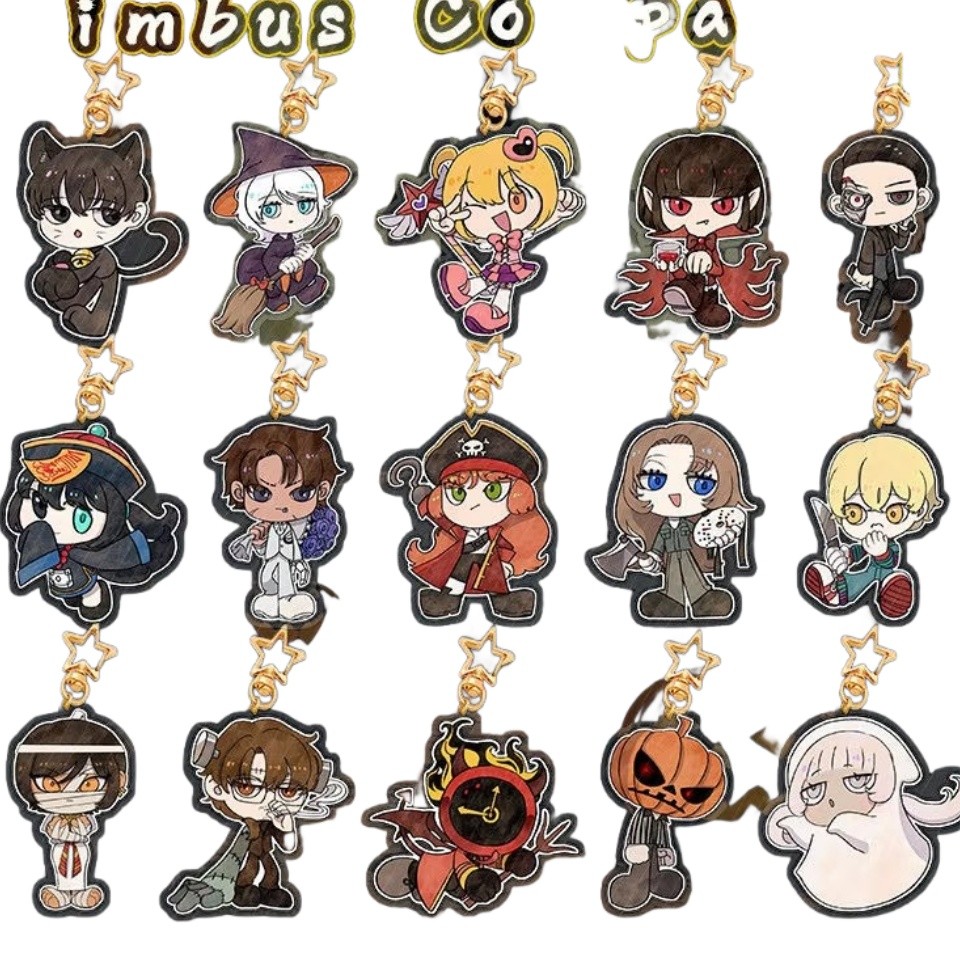 Ryōsh Rodion Ishmael ฮาโลวีนอะนิเมะ KeyChain Limbus บริษัทผู้ชาย Key Chain สําหรับผู้หญิงรูปการ์ตูนอ
