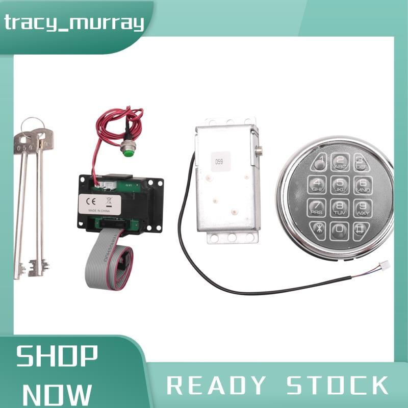 tracy_murray Safe Lock Electronic Digital Safe Lock Replacement Solenoid W/ 2 Key