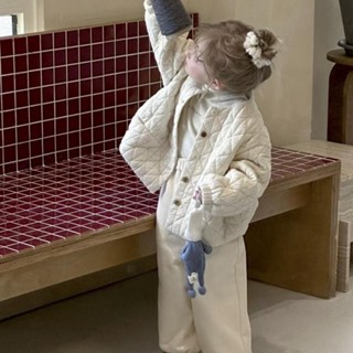 เสื้อแจ็คเก็ตเด็กผู้หญิง สไตล์เกาหลี แบบบุนวม กันหนาวได้ทุกว…