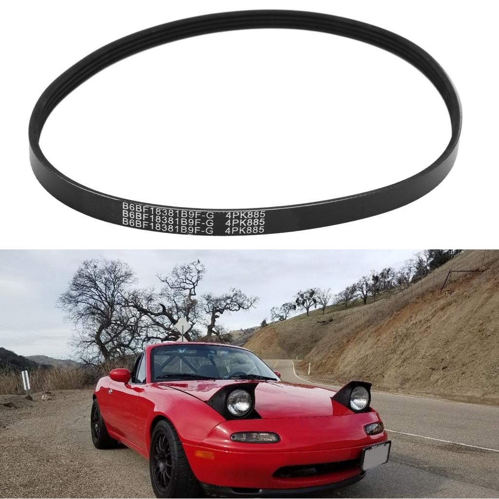 Lemendhk พัดลมไดชาร์จไดรฟ์เข็มขัด B6BF18381B9F และสําหรับ Mk1 MX5 NA 1.8 1993 1998