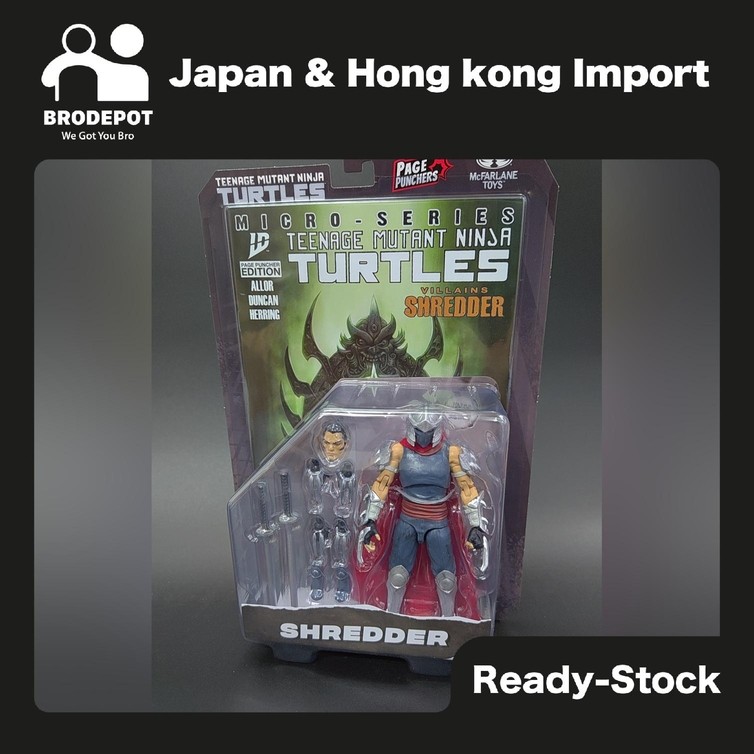 [Ready stock]  McFarlane TMNT 5IN FIGURE WITH COMIC WV1 SHREDDER