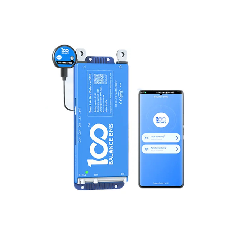 Hot DALY BALANCE สมาร์ท BMS 100A 8 ~ 24S NCM LFP LTO แบตเตอรี่ลิเธียมป้องกันโมดูล WIFI รีโมทคอนโทรล