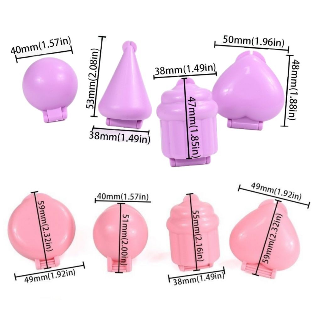 ไอซีวีแม็กซ์ 4ชิ้นเค้กป๊อปแม่พิมพ์ชุด,สีชมพูสีม่วง ทําเอง งานฝีมือเค้กป๊อปชง,หัวใจเค้กทรงกลมพลาสติกมินิเค้กแม่พิมพ์สําหรับพรรคท ราคา ถูกที่สุด ดีลบีเคเค แกลเลอรีภาพที่ 2