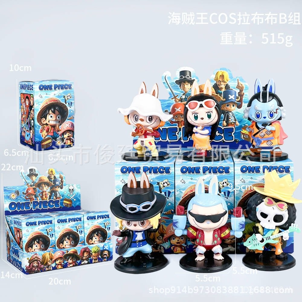 ตุ๊กตา One Piece Gift Mystery Box THE One Piece Series รูป LABUBU MONSTERS ตกแต่ง LABUBU 10W3