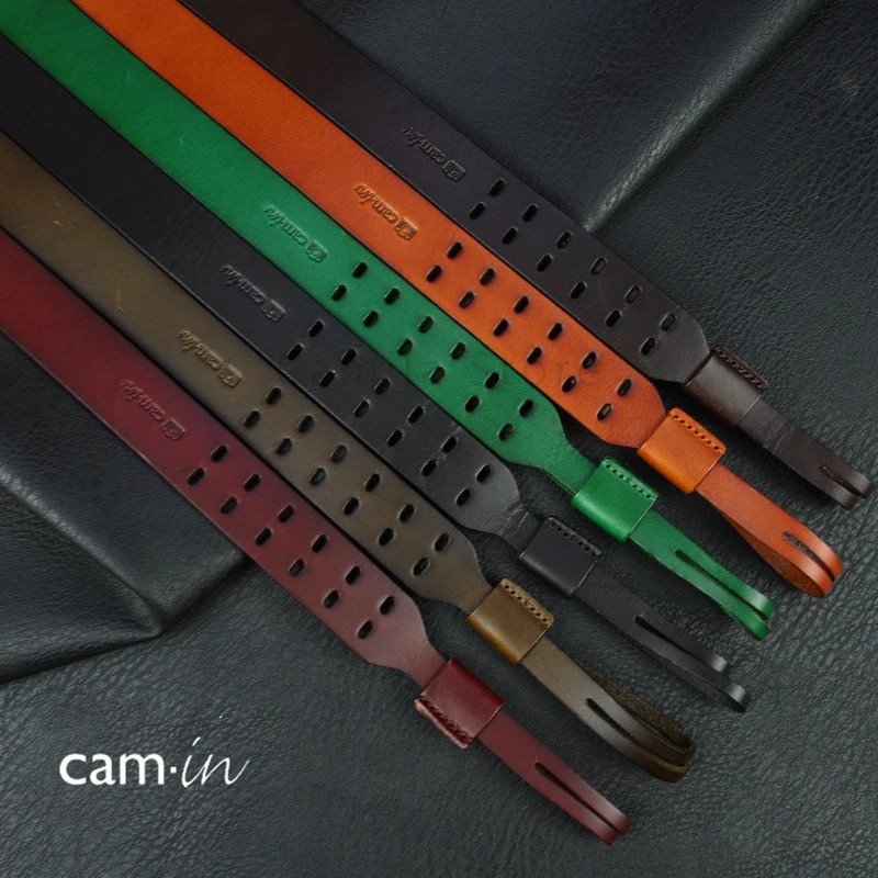 หนังแท้ cowhide กล้องไหล่คอสายรัดแบกเข็มขัดสําหรับ Rollei Rolleiflex TLR Film อุปกรณ์เสริมกล้อง