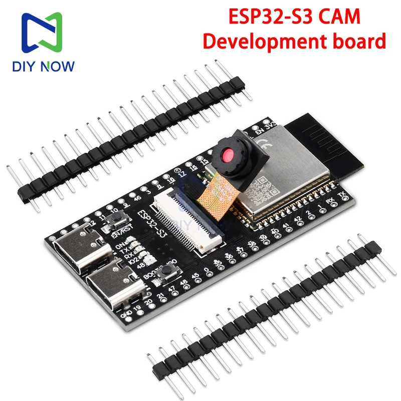 ESP32-S3 CAM บอร์ดพัฒนา ESP32-S3 N16R8 dual TYPE-C OV2640/OV5640 กล้อง WiFi บลูทูธโมดูล onboard