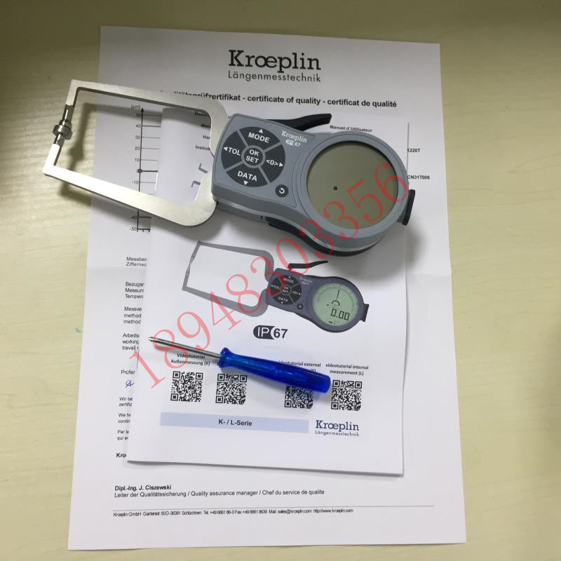 เยอรมนี KROEPLIN KROEPLIN K220 K220S K220T K2R20 K2R20S จอแสดงผลดิจิตอลด้านนอกการ์ดวัด