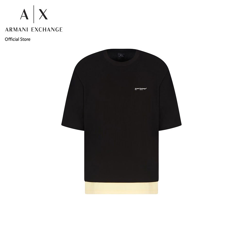 Armani Exchange เสื้อจั๊มเปอร์ผู้ชาย รุ่น XM000722-AF10362-UC001 - สีดำ
