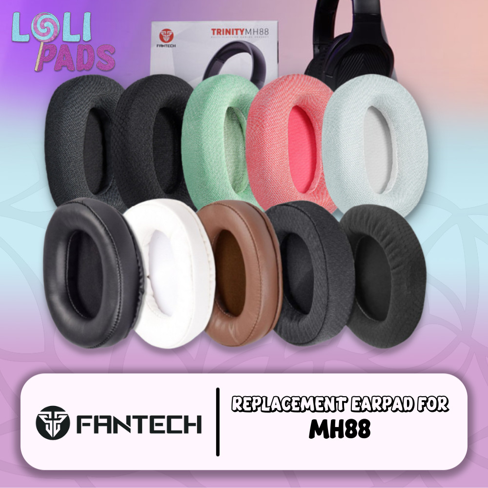 แผ่นรองหูฟังโฟมโฟม Fantech MH88 MH 88 MH-88 MH 88 Pad Earcup Pad