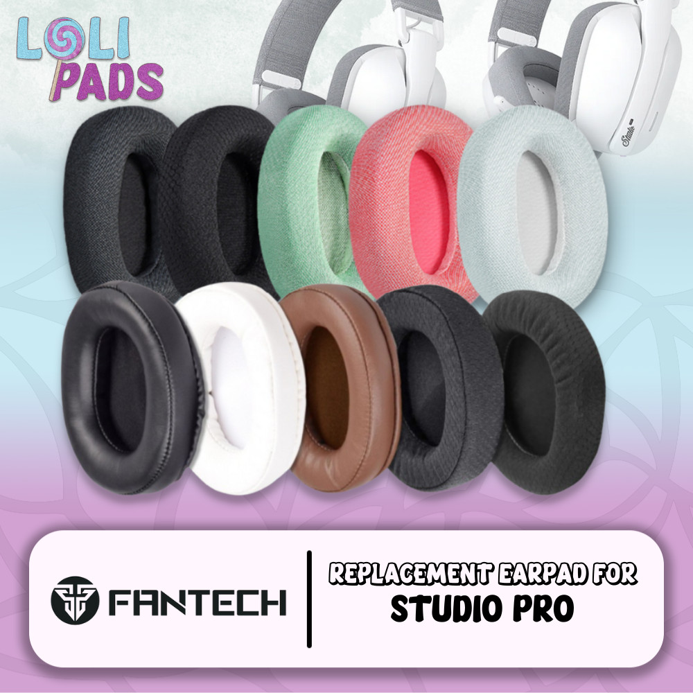 โฟมแผ่นรองหูฟังแผ่นรองหูฟังโฟม FANTECH Studio Pro Studio-pro Pad Earcup Pad