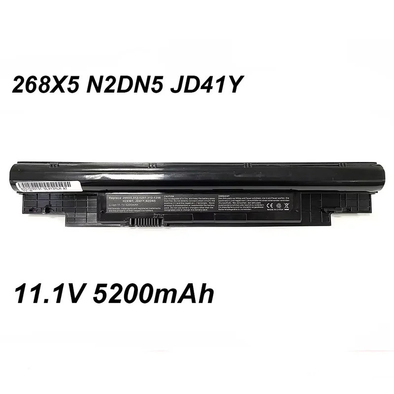 268X5 11.1V 5200mAh แบตเตอรี่แล็ปท็อปสําหรับ Dell Inspiron 13Z 14Z N311z N411z Vostro V131 V131D V13