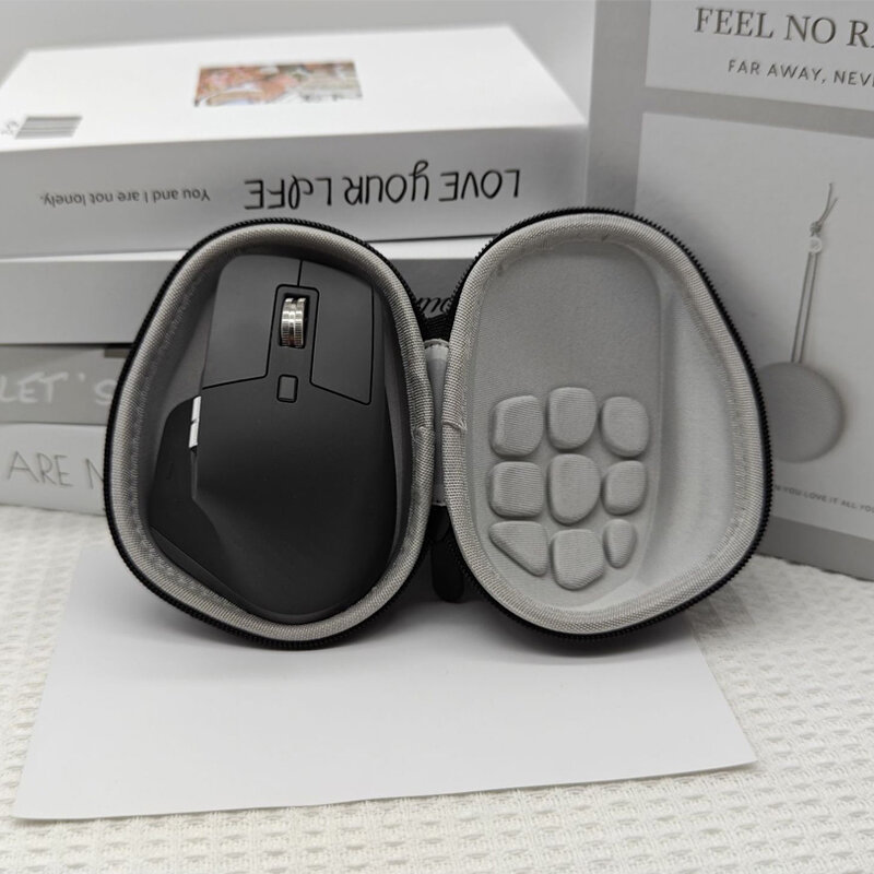 แบบพกพา EVA Hard สําหรับ Logitech MX Master 4 เมาส์ไร้สายกระเป๋าหนูกันน้ําสําหรับ Logitech MX Master