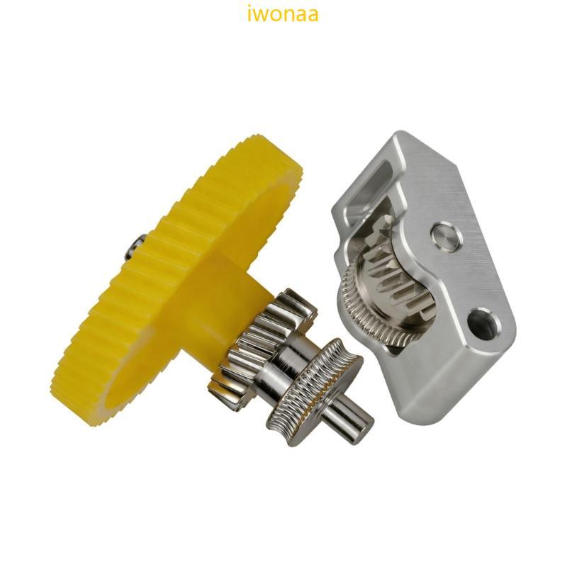 Iwo Professional ชุบ Extruder ส่วนประกอบเกียร์สําหรับ P2S 3D เครื่องพิมพ์เหล็กชุบแข็งเกียร์ยาวใช้
