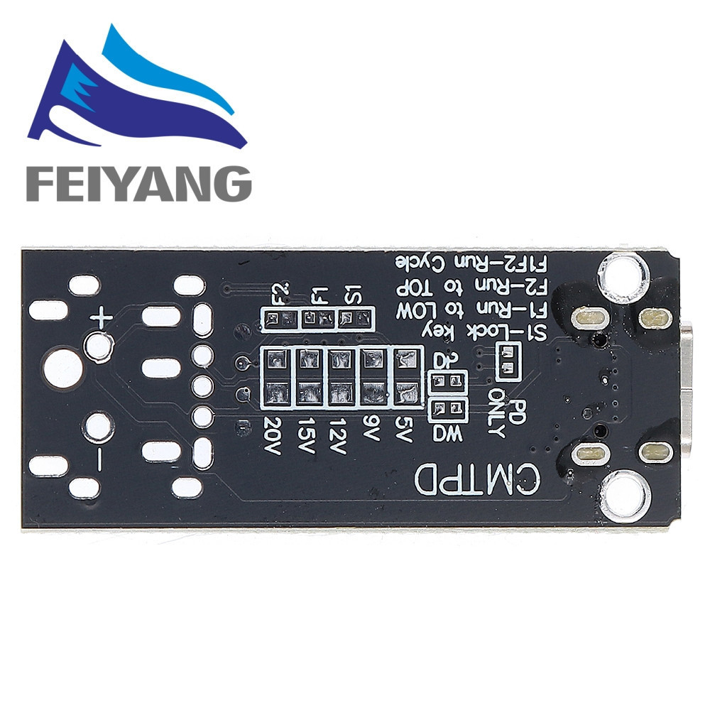 QC PD Fast Charging Trigger Board 100W 5A 5V 9V 12V 15V รูปที่ 6
