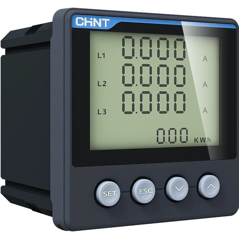 Professional 0.5 Class PD666 LCD Digital Power Meter 3-Phase Energy Monitoring ระบบอัตโนมัติอุตสาหกร