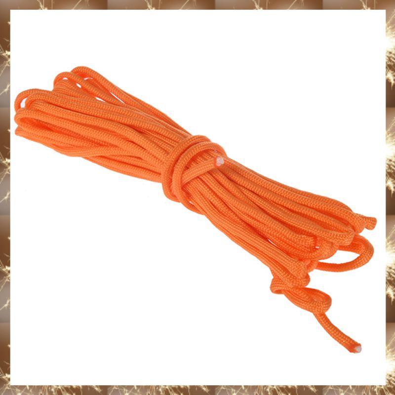 (OKB)Paracord 550 เชือกร่มชูชีพ 7 Core Strand สําหรับปีนเขาแคมป์ปิ้งเชือกหัวเข็มขัดสีส้ม 25FT