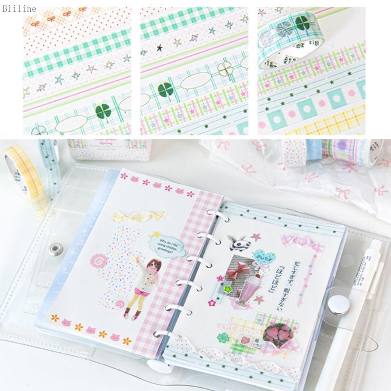 Bilin Washis Tape Star Island Series Crafting Tape เทปตกแต่งสําหรับ Warpping