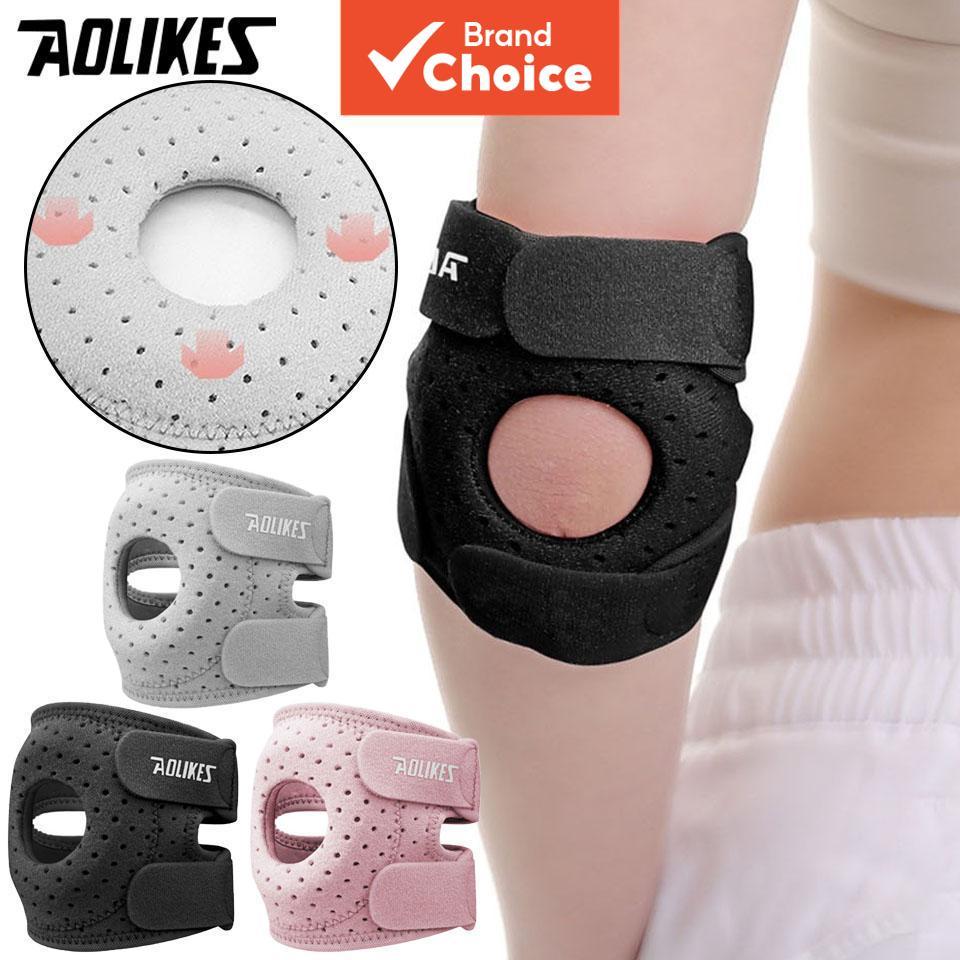 AOLIKES 1 ชิ้น อุปกรณ์พยุงข้อศอกแบบปรับแรงรัดได้ ระบายอากาศ รองรับแรงกระแทก เหมาะสําหรับออกกําลังกาย ฟิตเนส เต้นรํา โยคะ
