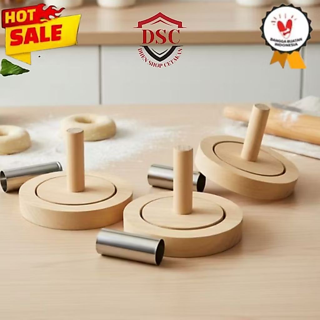 WOODEN DONUT MOLD / BOWL-SHAPED DONUT MOLD / DONUT PRESS