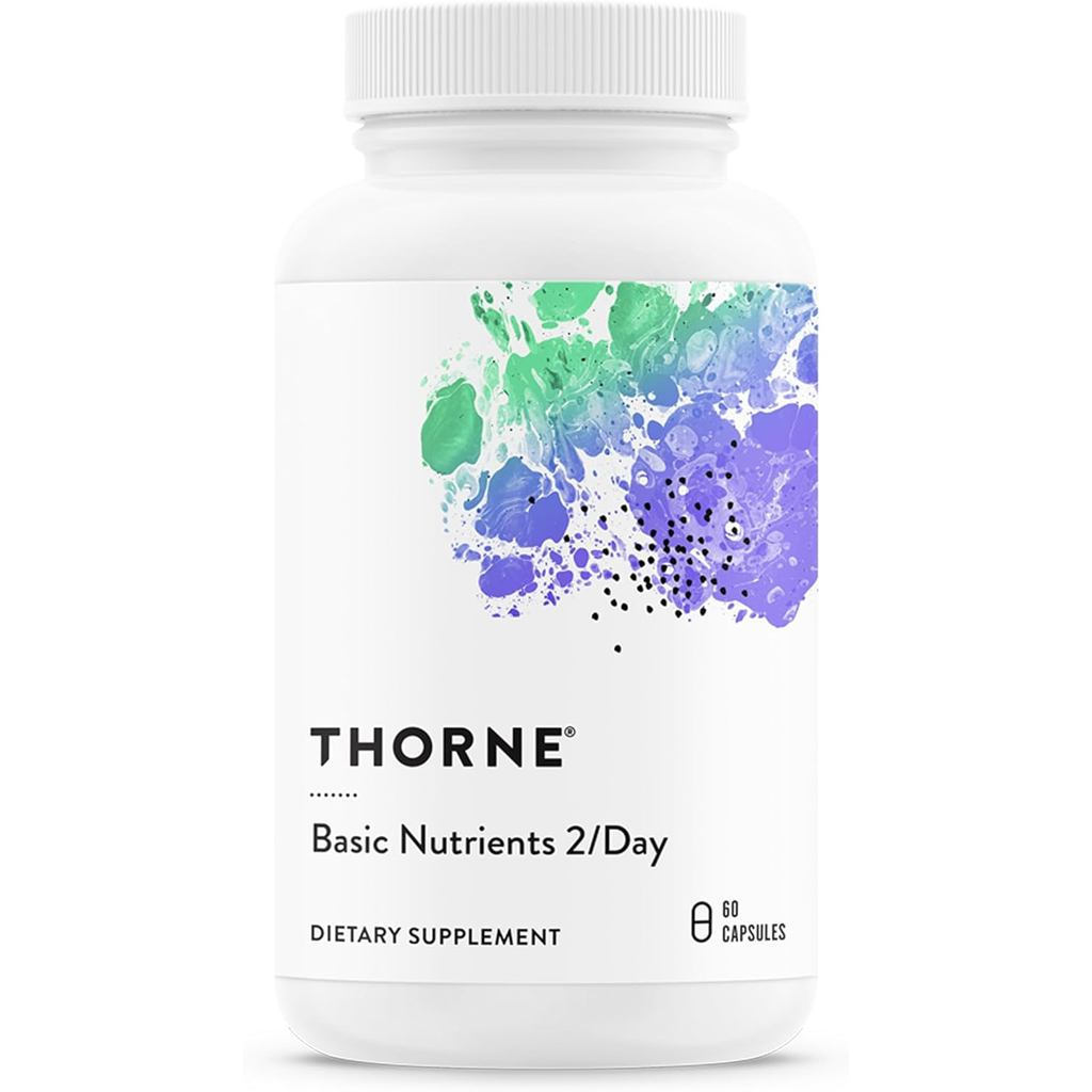 THORNNE-BasicNutrients2/Day-ComprehensiveDailyMultivitamin withOptimalBioavailility-Vitamin&Mineral-