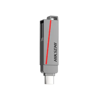 HIKSEMI FLASH DRIVE (แฟลชไดรฟ์) E307C 64-256GB USB 3.2 (GREY) WARRANTY 5 YEAR