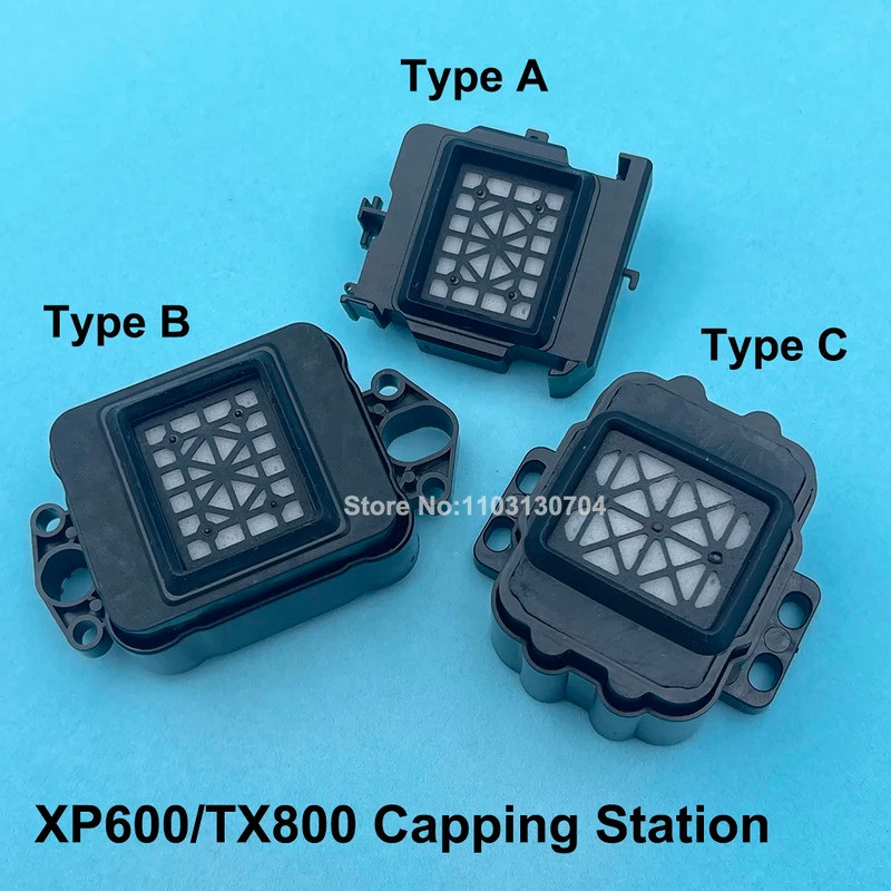 2PC สําหรับ Epson XP600 TX800 Printhead Capping Station หมวกหัวชุด DX6 DX8 DX10 F192040 FA09050 tx80
