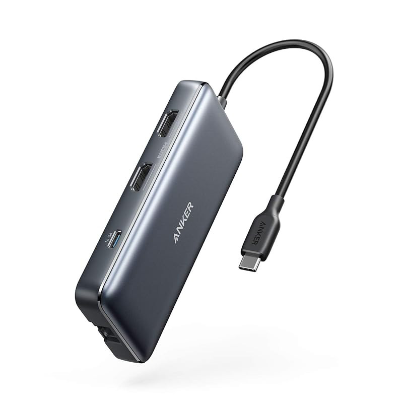 Anker PowerExpand 8-in-1 USB-C PD Media Hub / High-Speed Data Transfer / Charging Port / 4K HDMI Out