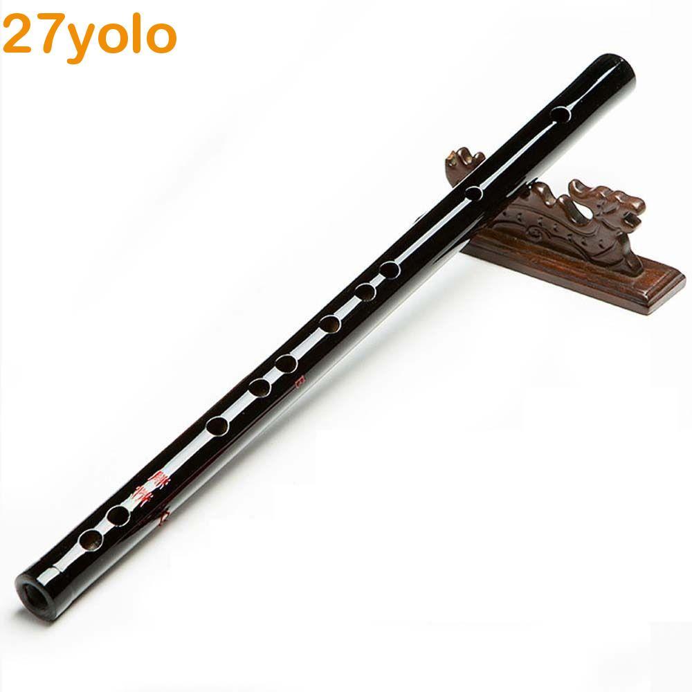 YOLO Transverse Fife CDEG คีย์สีดําสามารถเล่นปรมาจารย์ไม้ไผ่ของเครื่องดนตรีของขวัญปีศาจ
