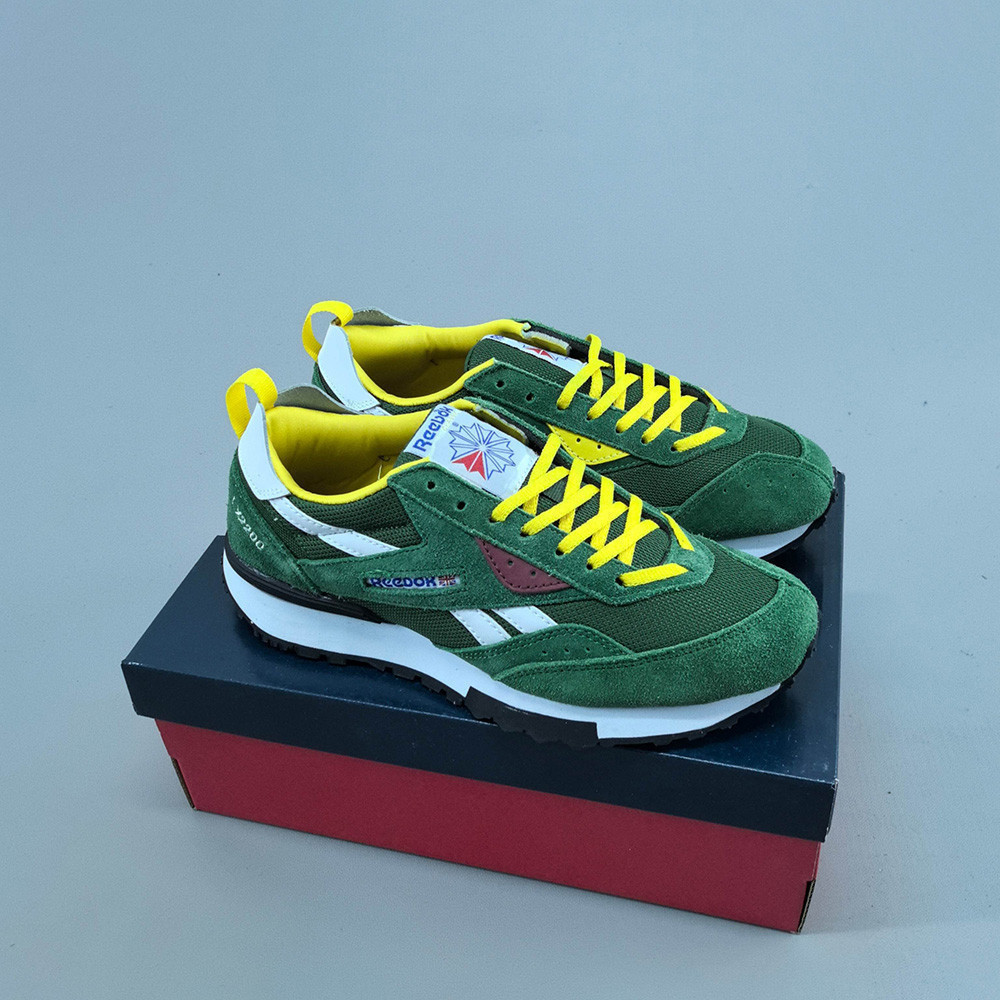 {สไตล์ย้อนยุค} REEBOK LX 2200 Retro Casual Running รองเท้าผ้าใบ Unisex Comfort รองเท้าสําหรับผู้ชายผ