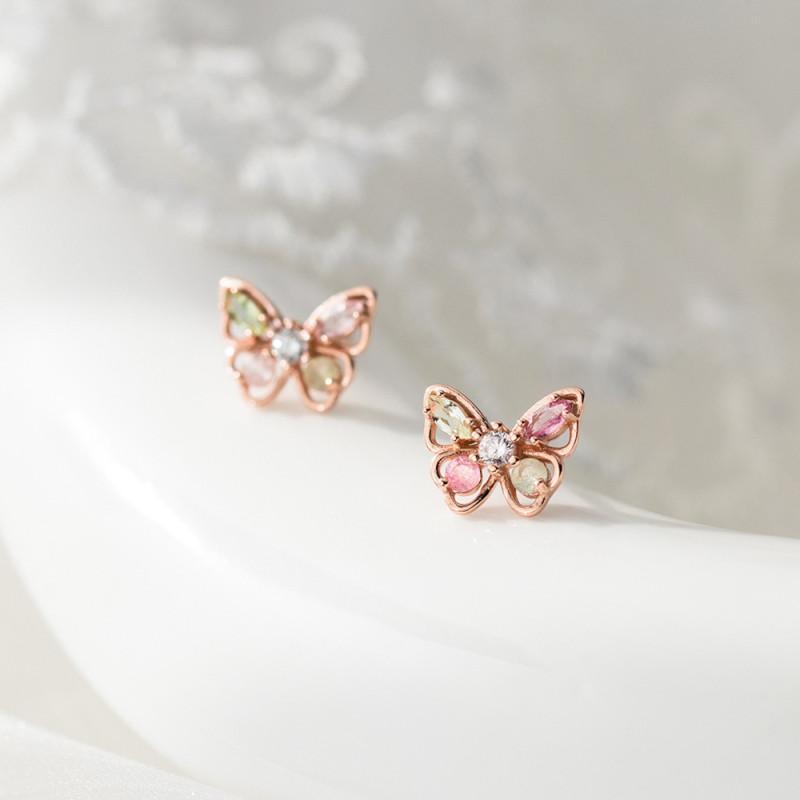 Freya Earrings ต่างหูเงินแท้ S925 [MERCELO]