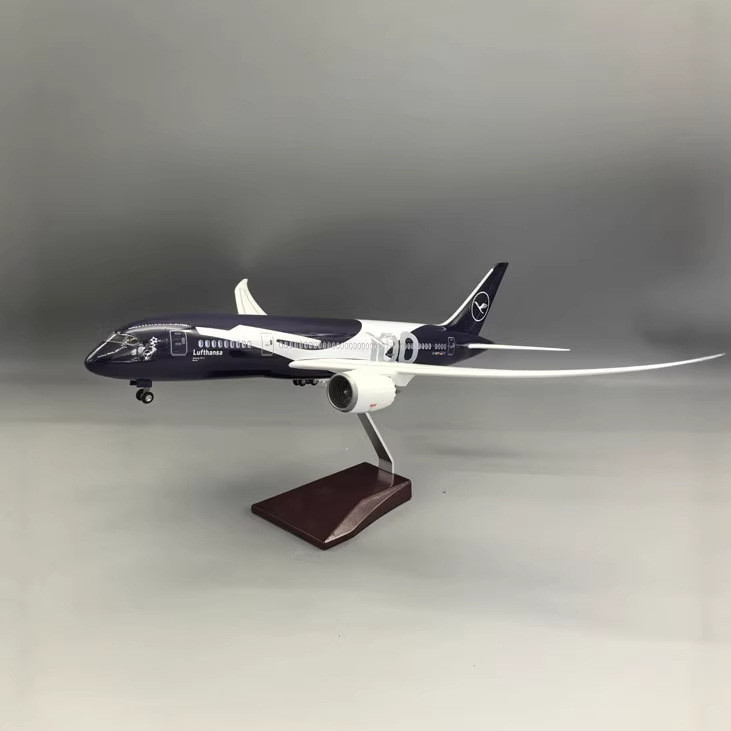 พร้อมสต็อกจัดส่งที่รวดเร็ว Hensa B787 Airlines 100th Anniversary Commemorative Model German Hensa 78