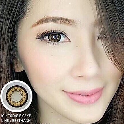 King , Super King Extream (Hyper ) Pitchylens Guess -00 ถึง -1000 brown gray black Contactlen บิ๊กอาย คอนแทคเลนส์.