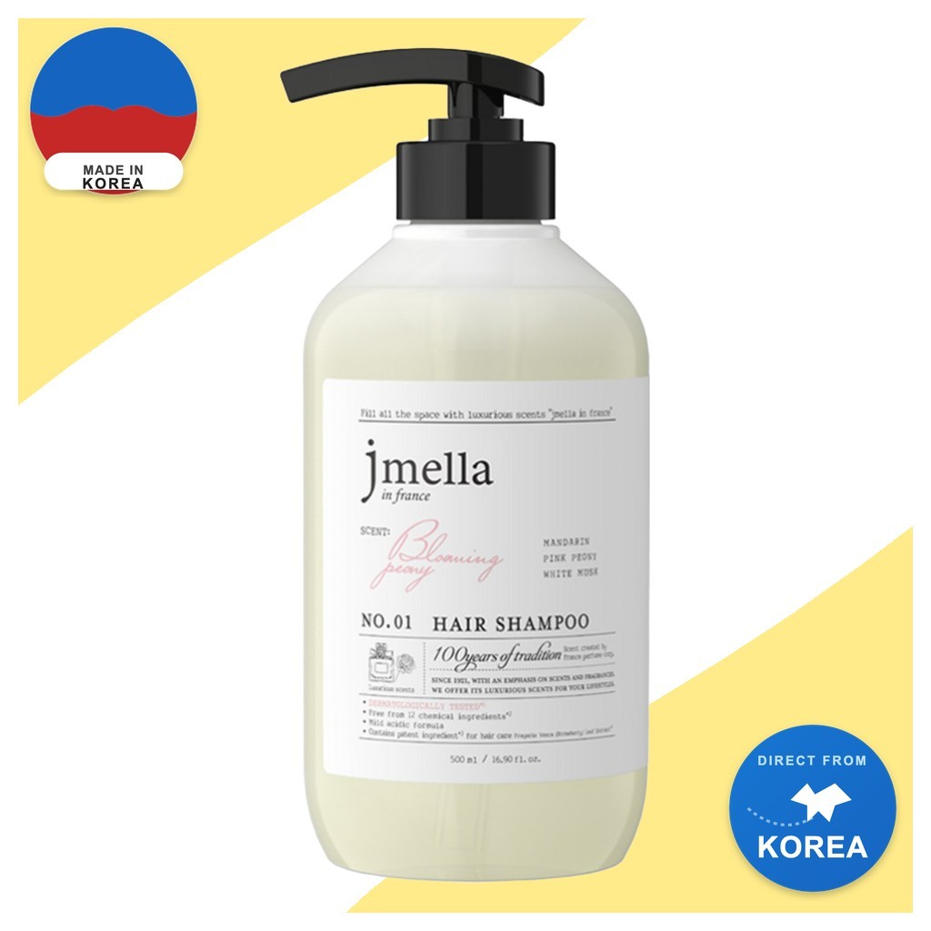 [jmella] แชมพูสระผม กลิ่น Blooming Peony 500ml, 1 ชิ้น / แชมพูเกาหลี / กลิ่น Blooming Peony โดย Dail