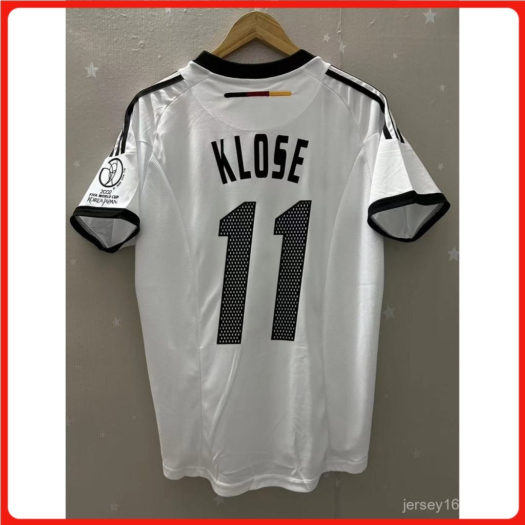 Retro Football Jersey 2002 Germany Home KLOSE BALLACK เสื้อฟุตบอลแขนสั้นเสื้อฟุตบอลชาย