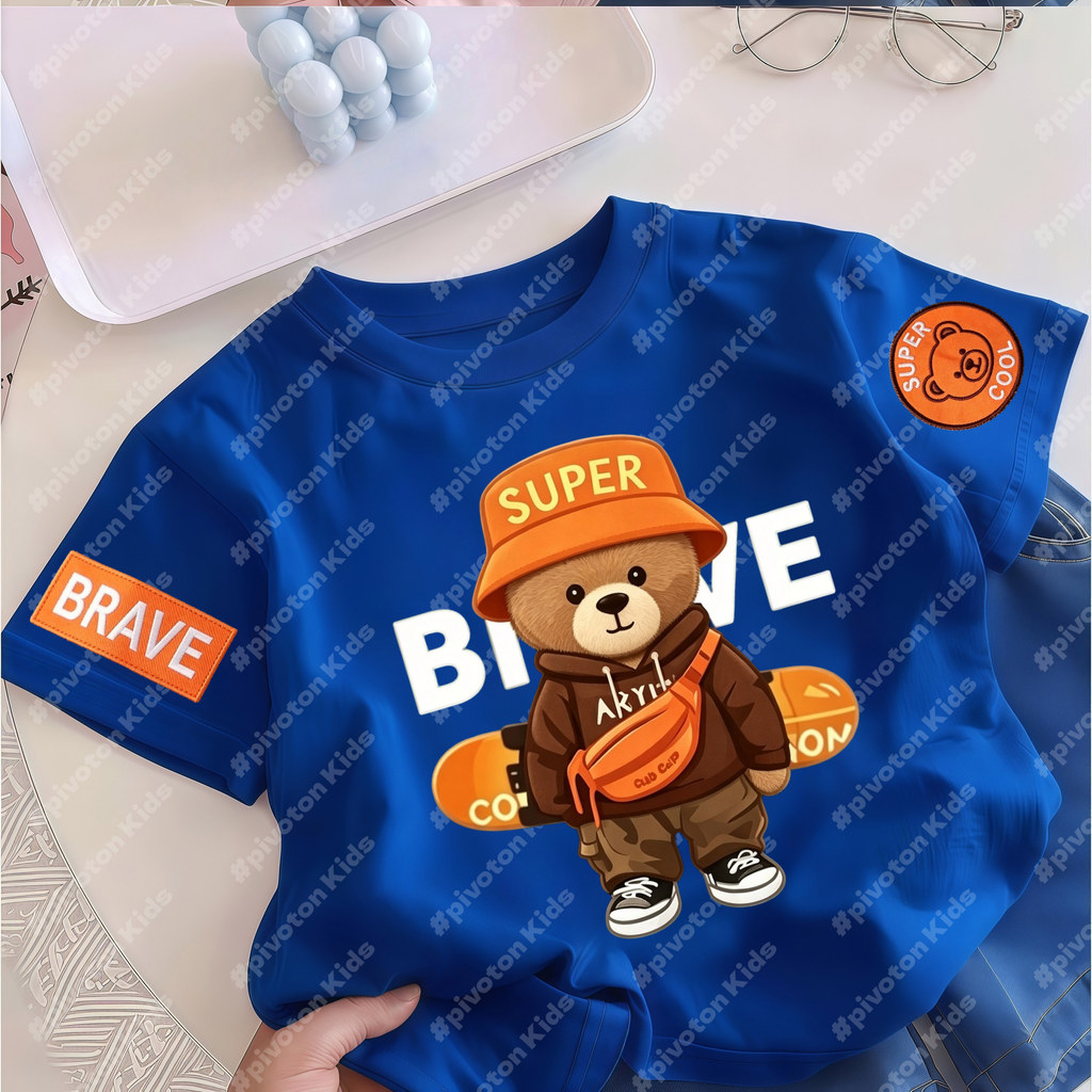 (จัดส่ง24ชม.) เสื้อยืดเด็กผู้ชาย รูปที่ 2