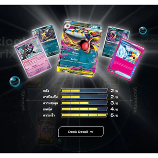 Pokemon TCG - วิวัฒนาการเมก้า แท็กติกเด็ค (MAT) - Tactics Deck Starter Deck เด็คพร้อมเล่น การ์ดเกมโปเกมอน ภาษาไทย ลิข...