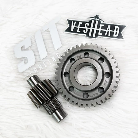 เฟืองท้าย SIT Racing สำหรับ Vespa 125, 150, 300cc. Lambretta X300 V200 / GPX Dz3 ลดอัตราทดเฟืองท้าย ได้ปลายไหลๆ ท้ายเดิน