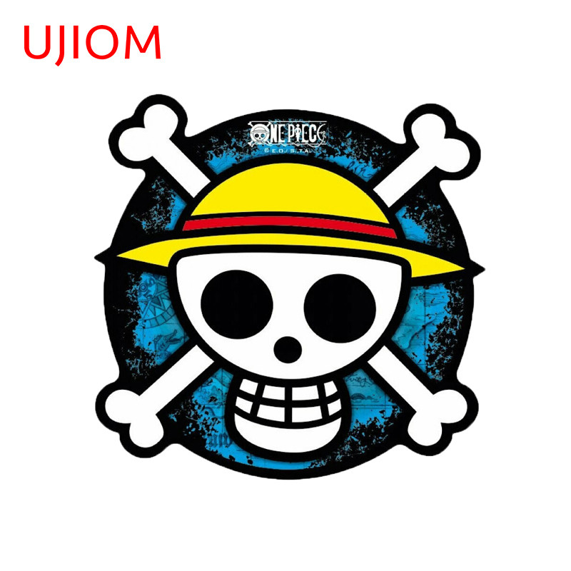 UJIOM One Piece Maga สติ๊กเกอร์ติดผนัง Creative Design ครีมกันแดด Almari Baju คอมพิวเตอร์ Decal เหมา