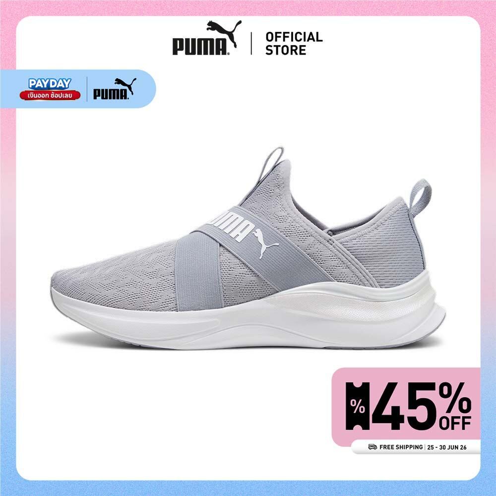 PUMA Running รองเท้าวิ่ง SOFTRIDE Harmony Slip Feline สำหรับผู้หญิง สีดำ - 37960701