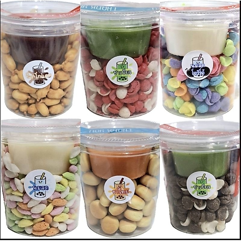 นมเหนียวคอนเฟลก140บาทได้11ถ้วย