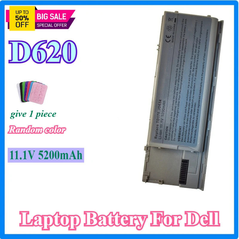แบตเตอรี่แล็ปท็อปสําหรับ Dell Latitude D620 D630 D630c Precision M2300 Latitude D630 UD088 TG226 TD1